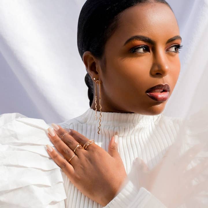 Sun & Selene - Vente Clous d'oreille - Clous d'oreilles GAIA Pebble1