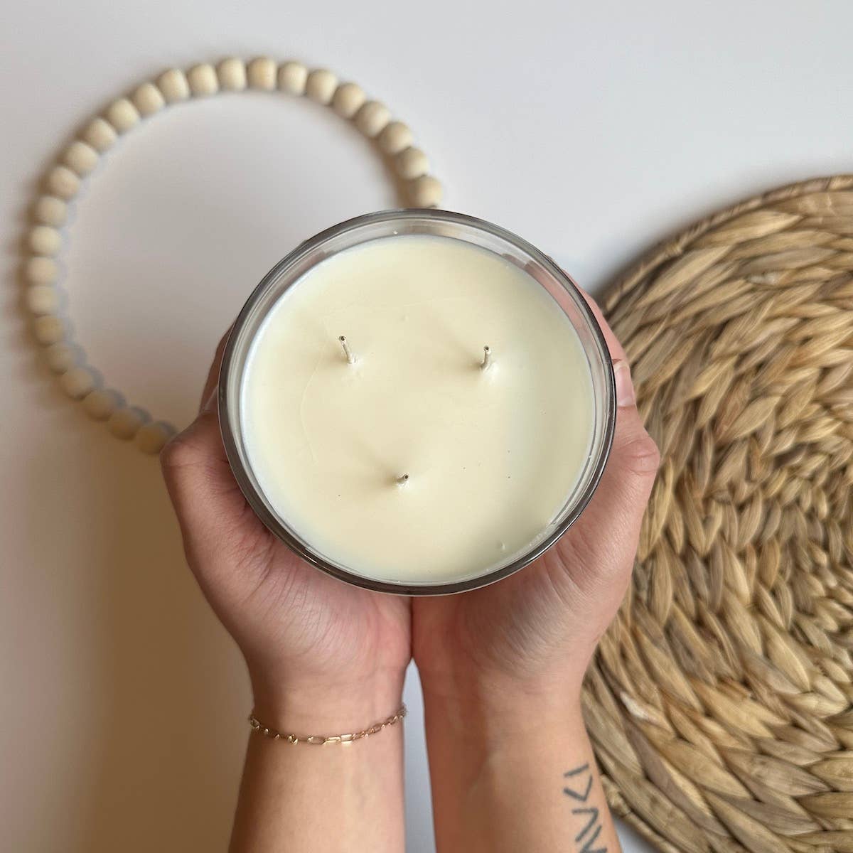 Big Moods - Wholesale Jar/Filled Candle - "Manifest That Shit" 3-Wick Luxury Soy Candle - 14oz3