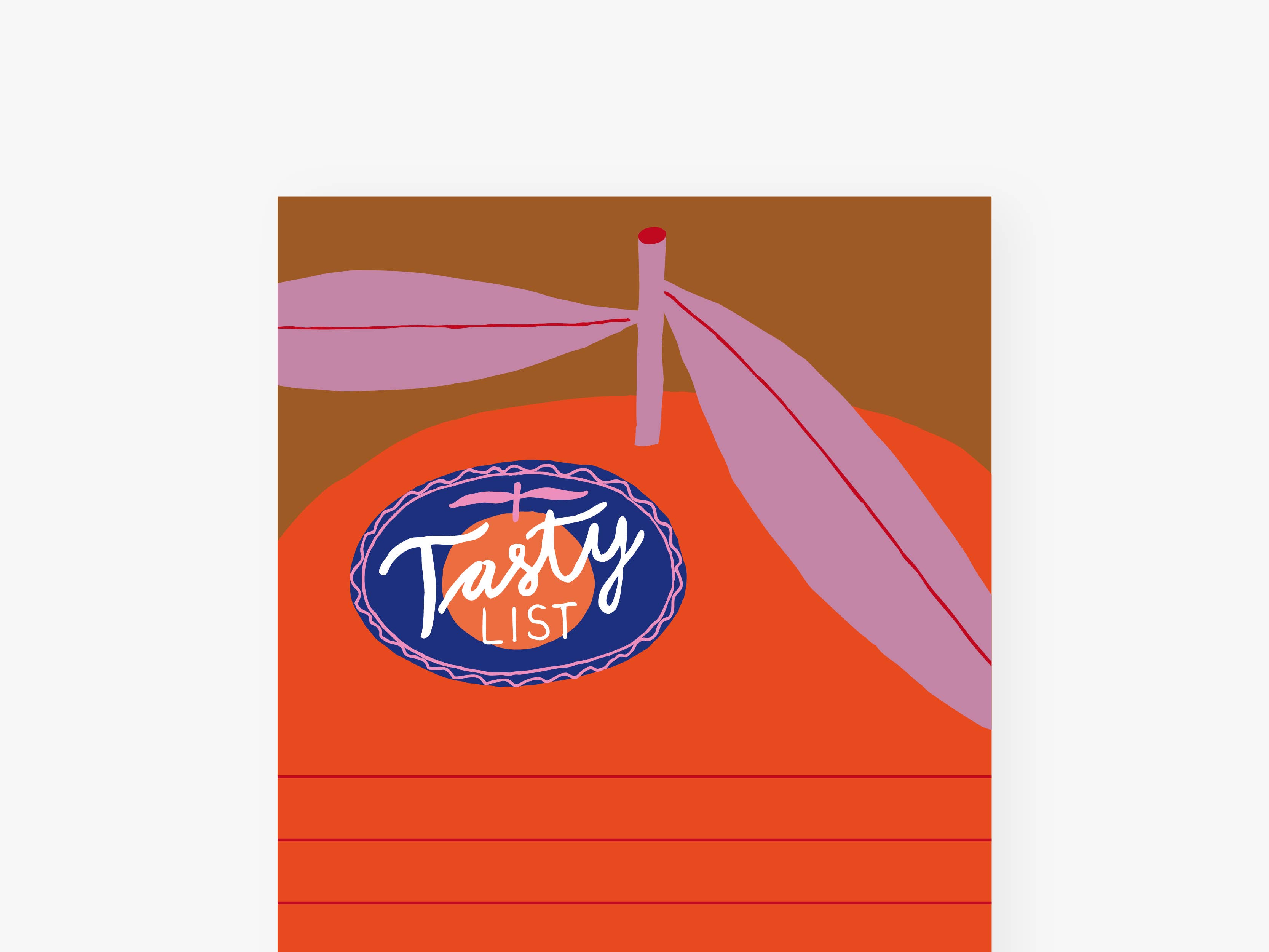 typealive - Wholesale Notepad - Notepad "narrow" / Tasty List2