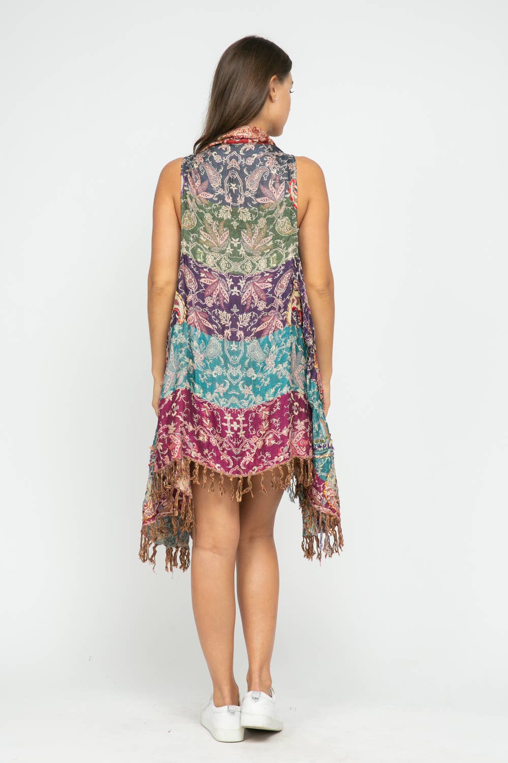 Raj Trading & Imports (USA) Inc. - Wholesale Outerwear Vest - Women's - Savannah Thick Stitch Embroidered Vest2