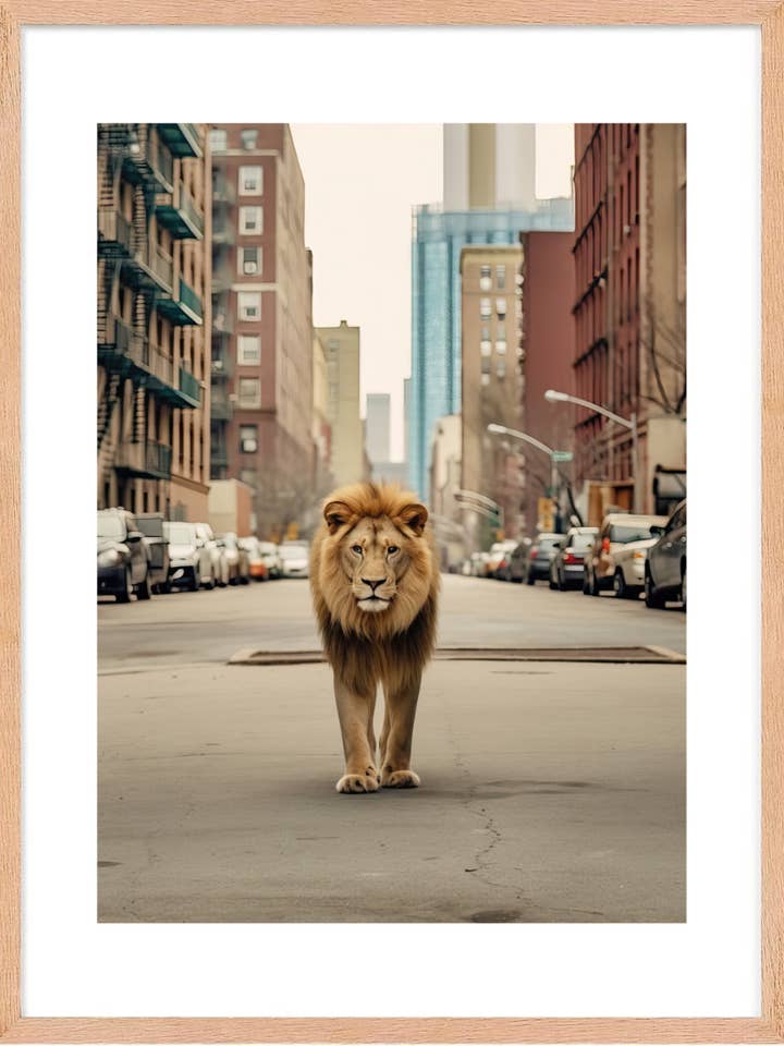 Poster - Urban Zoo 01 (12x16 in) - Hartman Ai for wholesale by Hartman A.I.