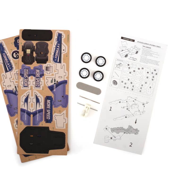 Graine Créative - Wholesale Toy Car/Truck - Kids - 3D WOOD MODEL FORMULA 1 VEHICLE7