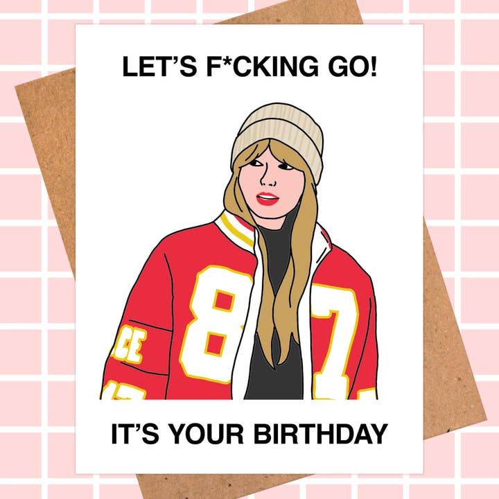 Pop Hot Cards - Wholesale Birthday Card - Taylor Swift Birthday Card:Â Kansas City Chiefs
