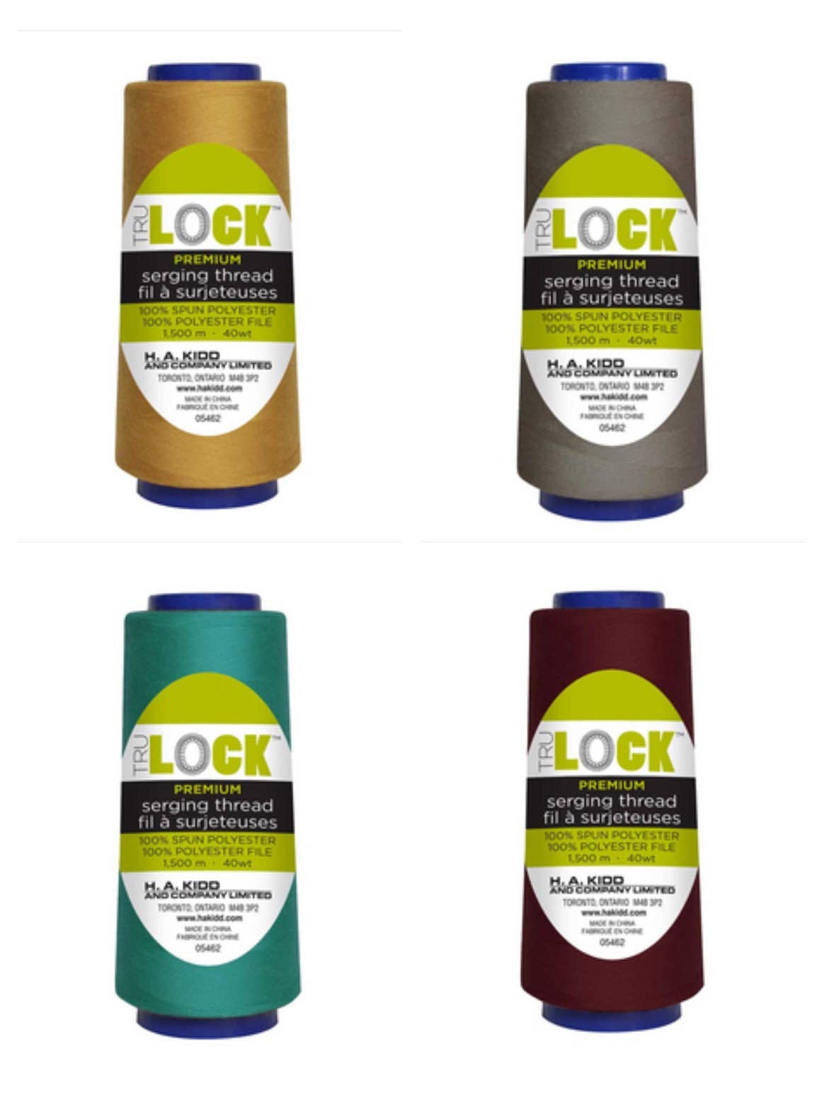 BelieveWorks - Venta al por mayor Hilos - Hilo para Sobrehilado Trulock Premium de Alta Calidad, 1500 m5