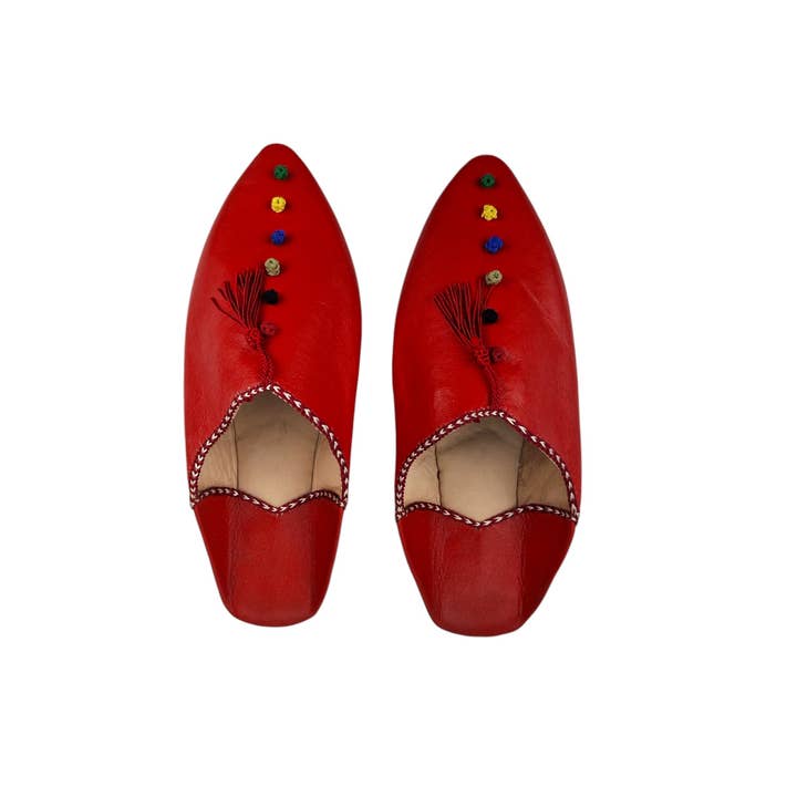Marrakech Crafts - Wholesale Slippers – Women's - Babouche slipper in Moroccan leather for women1