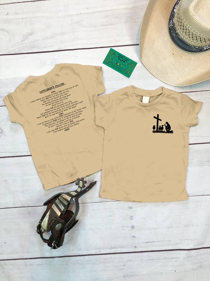 Camiseta de Oración de Vaqueros para Niños para venta al por mayor de Flying S Company