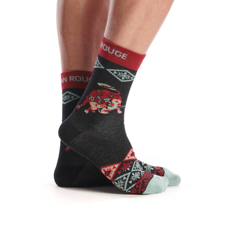 Taurus sock for wholesale by Ruban Rouge