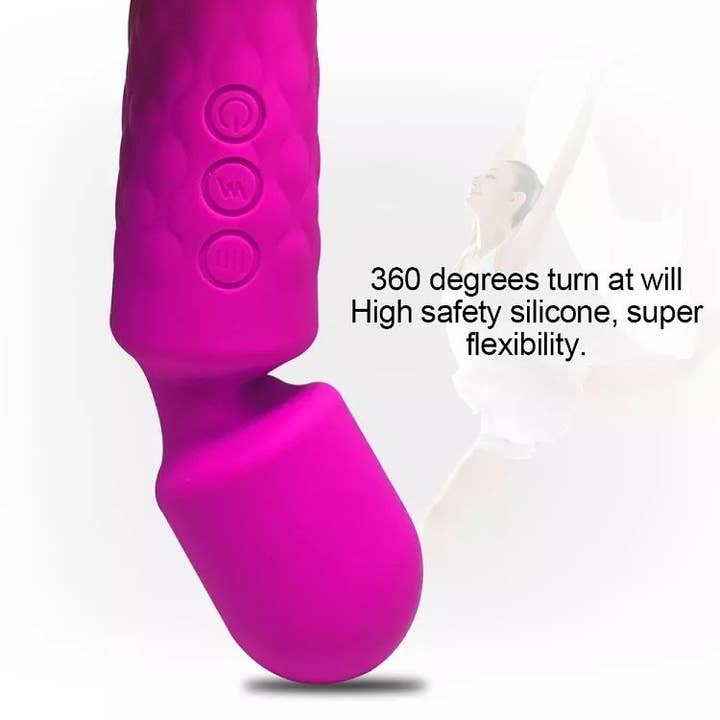 Mix Match Colors 20 Speed Waterproof Wand Vibrator for Women Massage Toy for wholesale on Faire4
