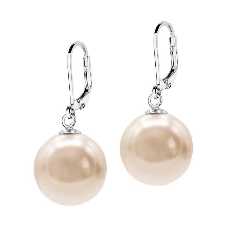 Pendientes de perlas de 12 mm para venta al por mayor de Impala