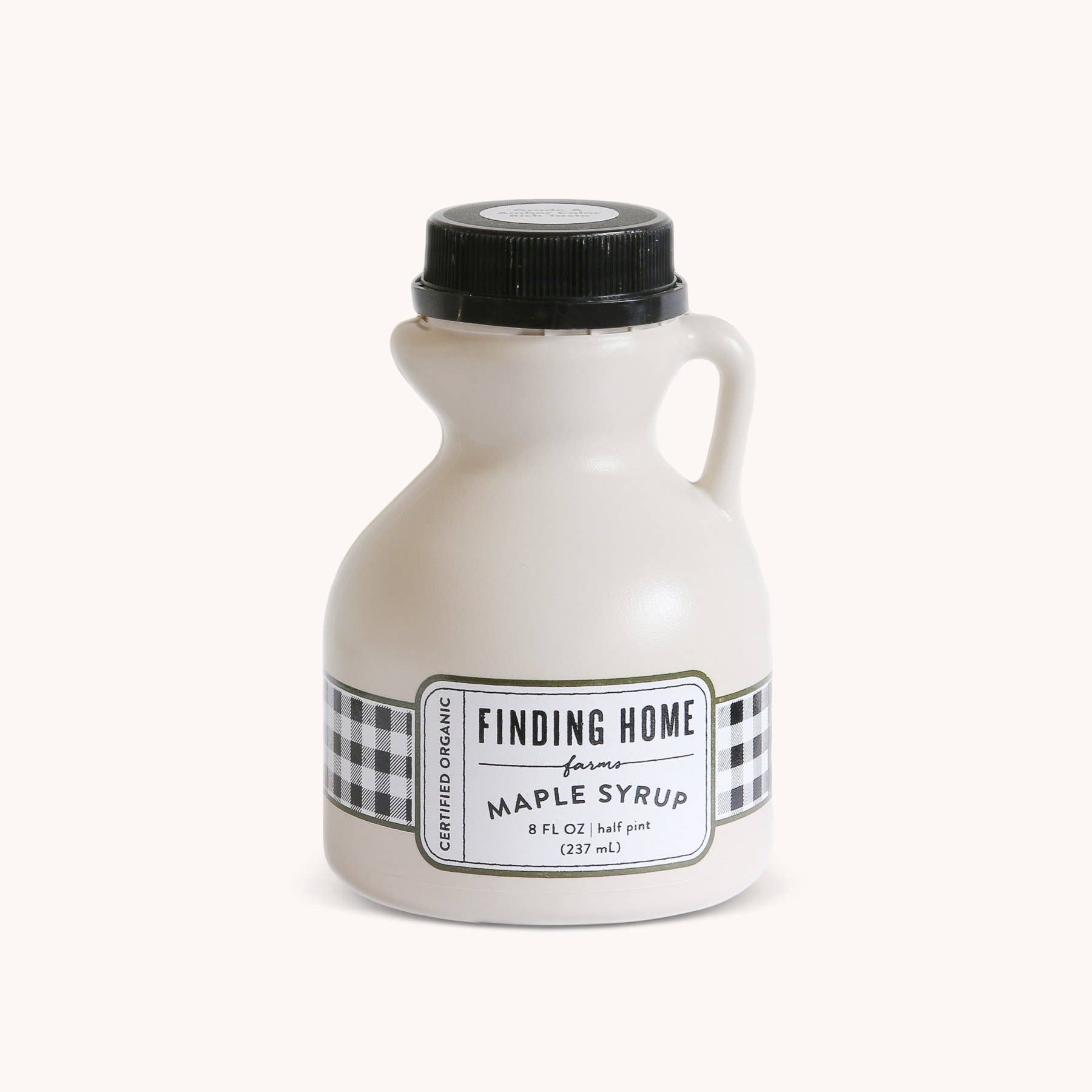 Finding Home Farms - Wholesale Maple Syrup - 100% Pure Organic Maple Syrup - 8 oz Plastic Jug