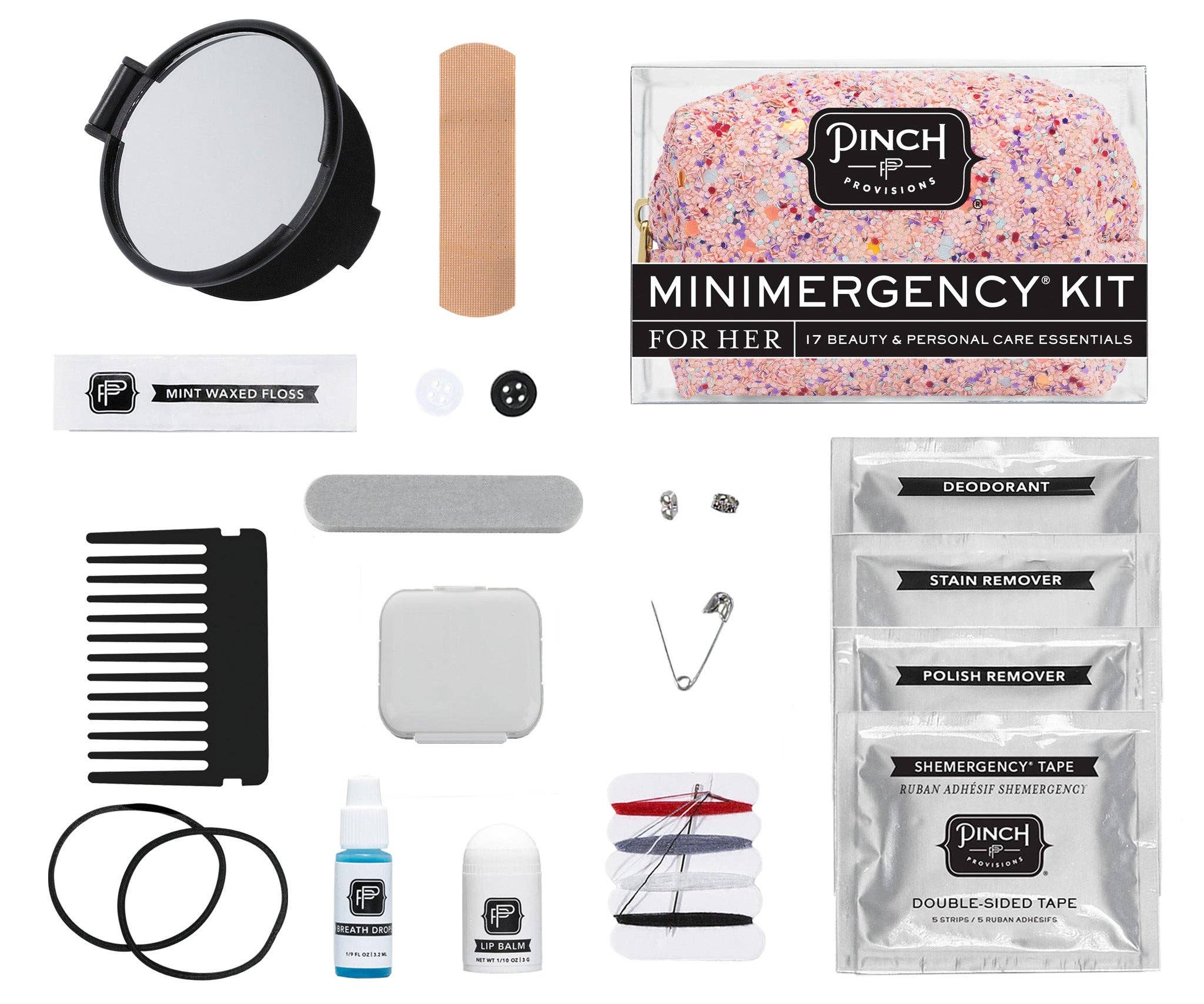 Pinch Provisions - Vente Pochette – femme - Kit Minimergency Confetti6