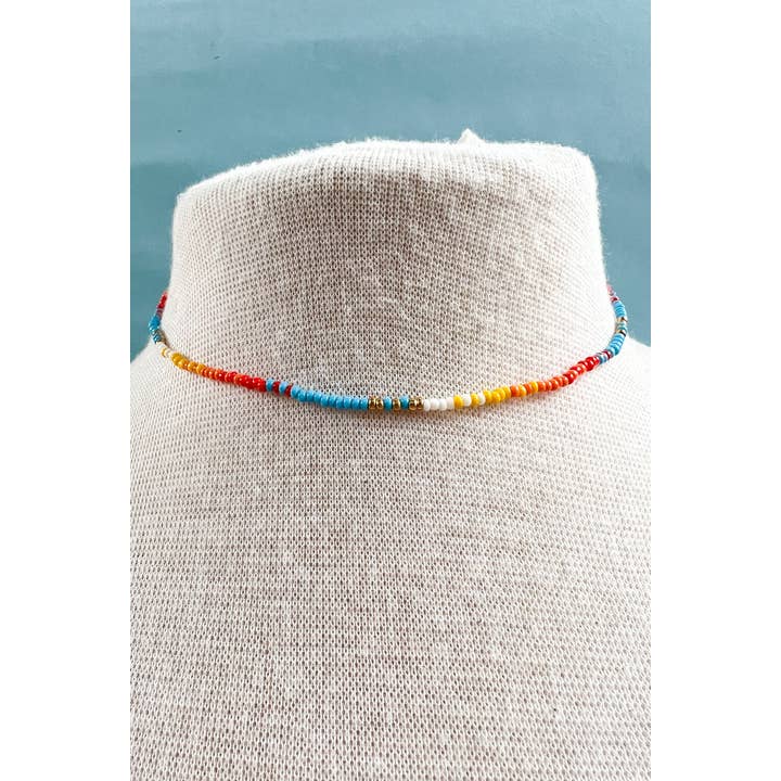 Dylan Designs - Wholesale Beaded/Pearl Necklace - June Necklace Multi2