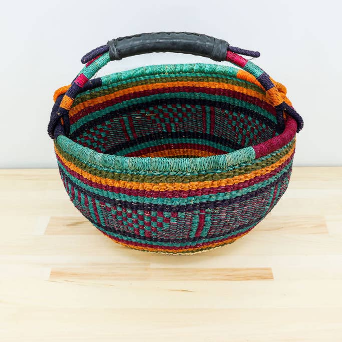 Gitzell FairTrade - Wholesale Basket - Market Basket Bolga Basket/, vegan