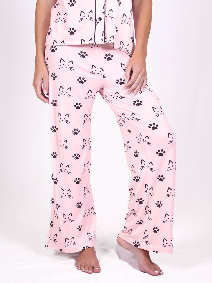 Amanda Blu - Wholesale Sleepwear Bottom - Women's - Pajama Pants - Whiskers