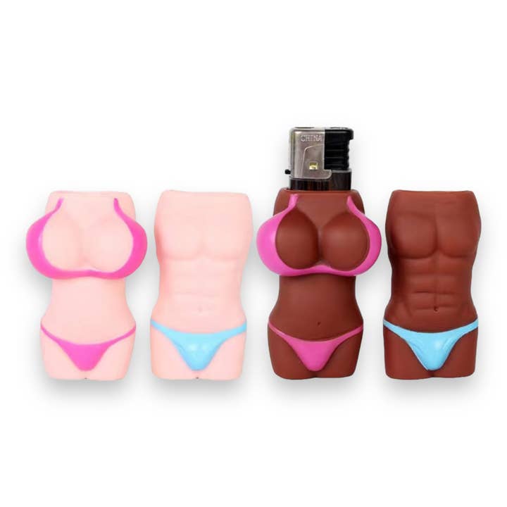 Kinky Pleasure - Vente Briquets - Kinky Pleasure - KP021 - Étui pour briquet en forme de corps sexy homme ou femme - 3 couleurs29