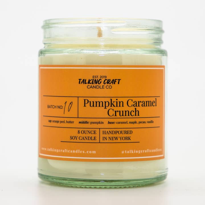 Crocante de caramelo de abóbora por atacado de Talking Craft Candle Co
