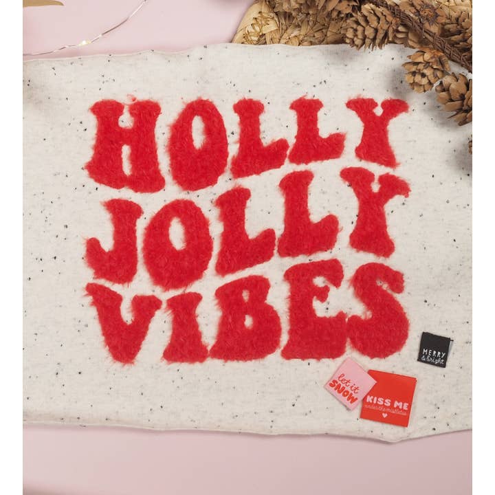 Paul und Clara - Wholesale Patch - Teddy Patch - holly jolly *iron-on*2