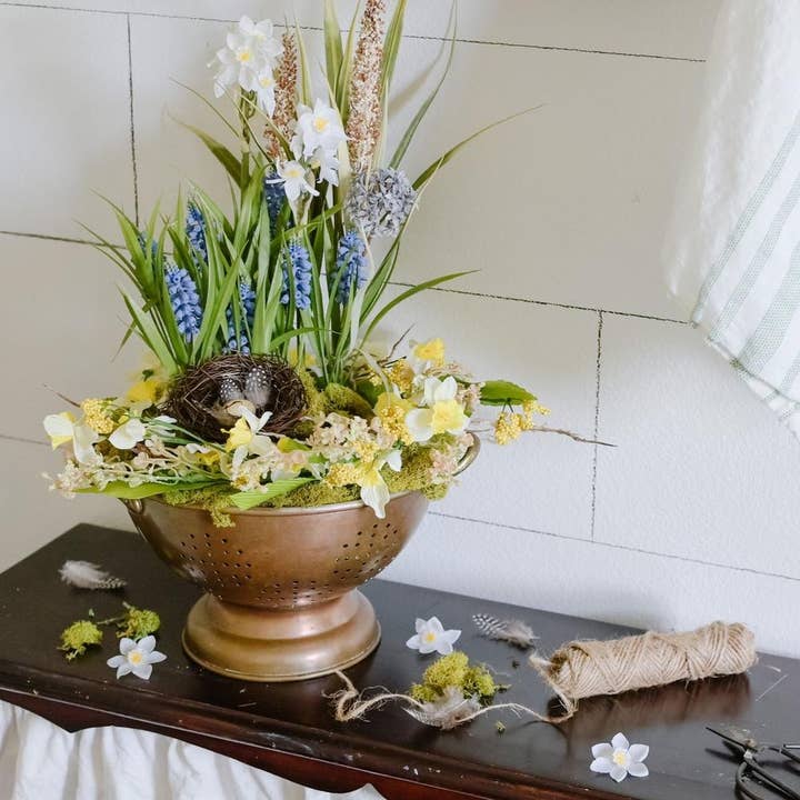 Factory Direct Craft - Vendita all'ingrosso Fiori finti - Cespuglio di Narcisi Finti Primaverili da 19" - Seleziona Colore4