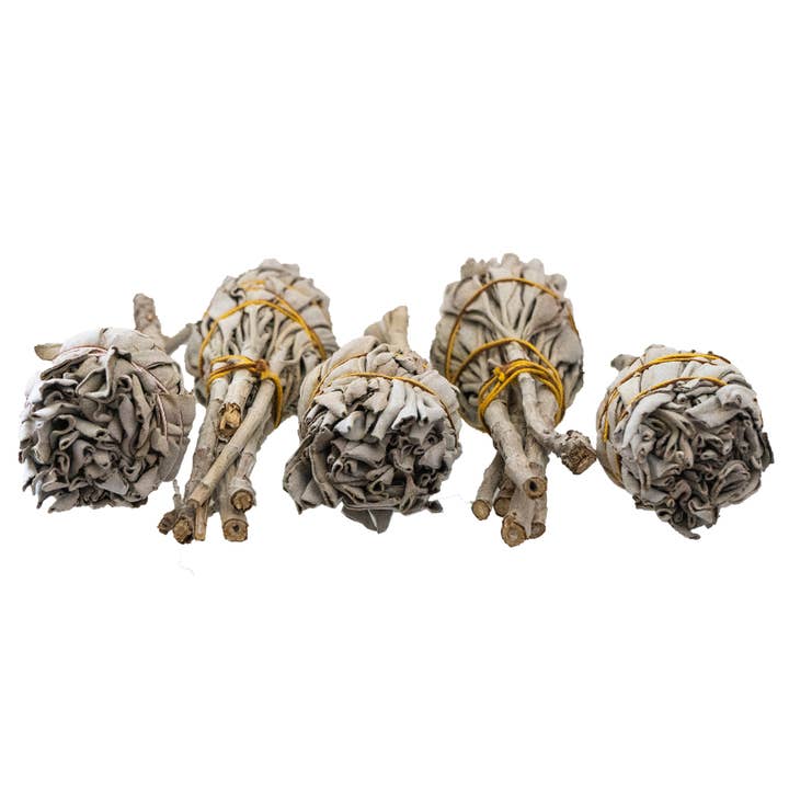 Pacific Trading - Wholesale Sage Bundle - White Sage Smudge Torch, 4" Size, Set/5 Sage Bundles3