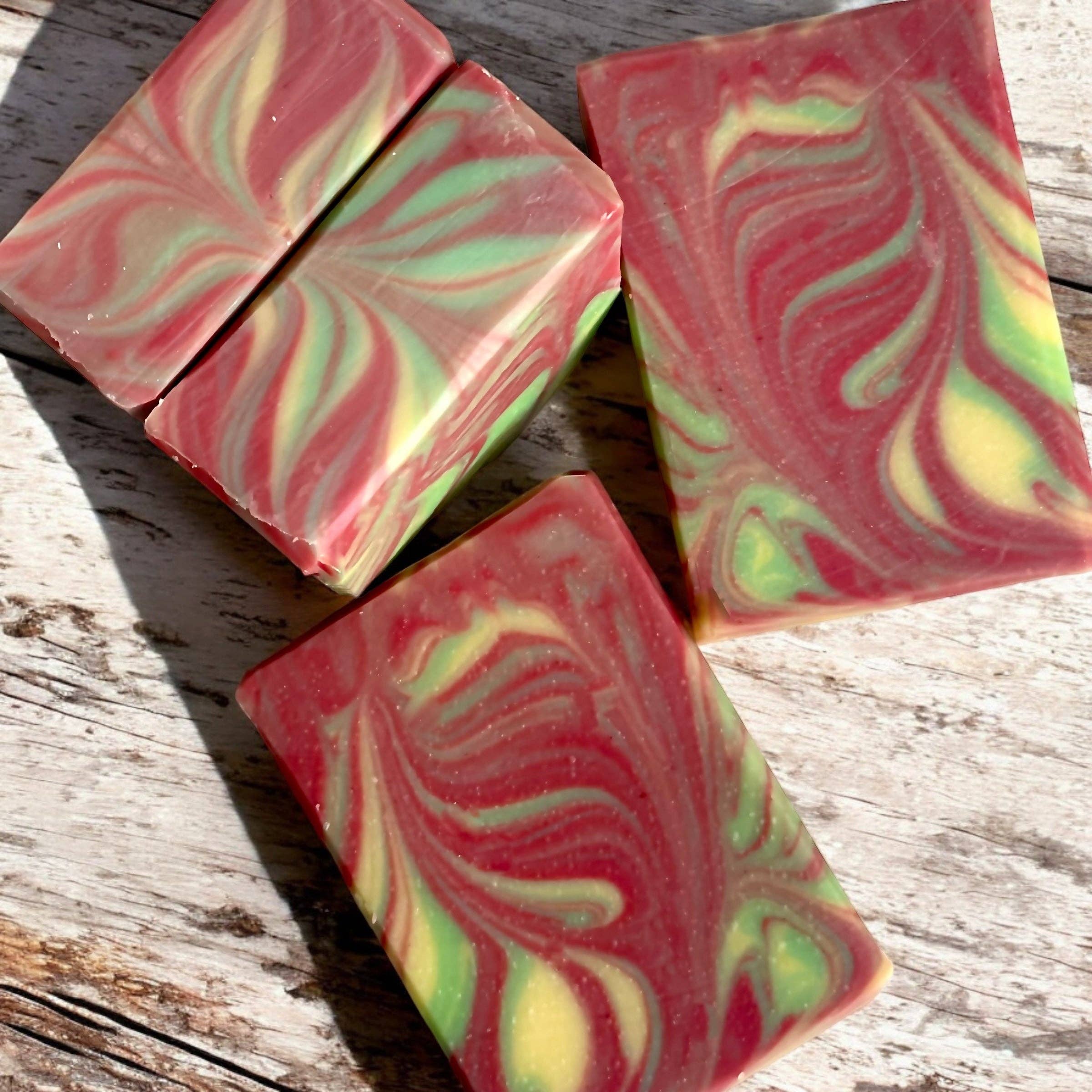 Mountain Goat Soap Company - Wholesale Bar Soap - Honeycrisp Apple (Apple, Citrus & Pomegranate)1