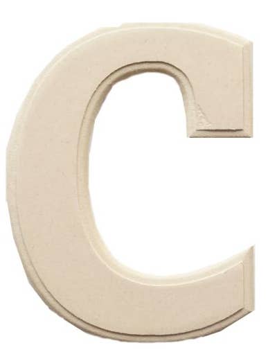 Angels Craft – wholesale Craft supplies – Wood Letters MDF 6-inch with Routed Edge, 1-ct4
