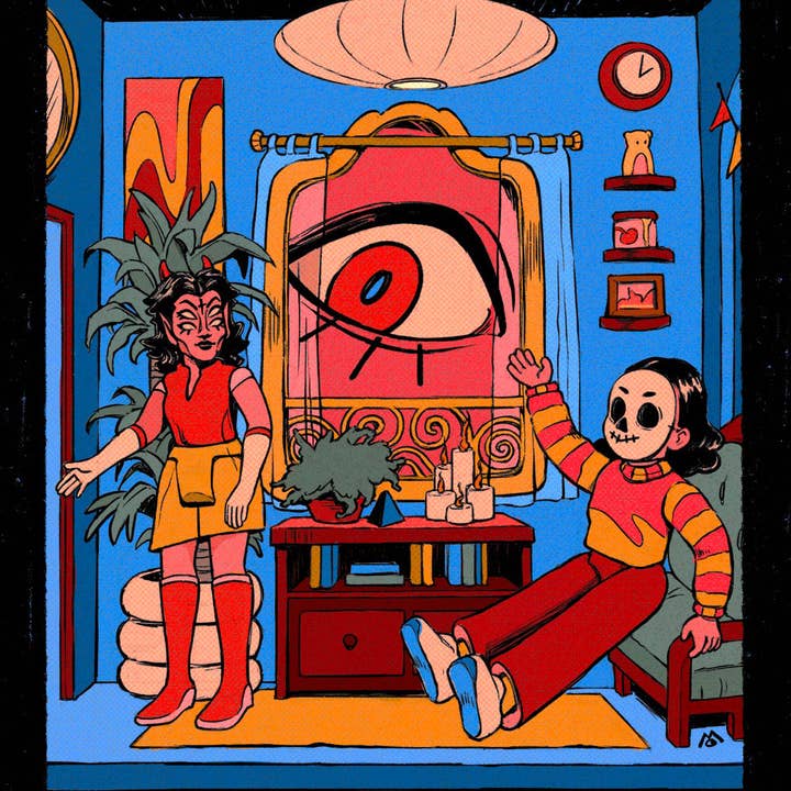 DOLLHOUSE // DIGITAL PRINT for wholesale by Mo McMasters