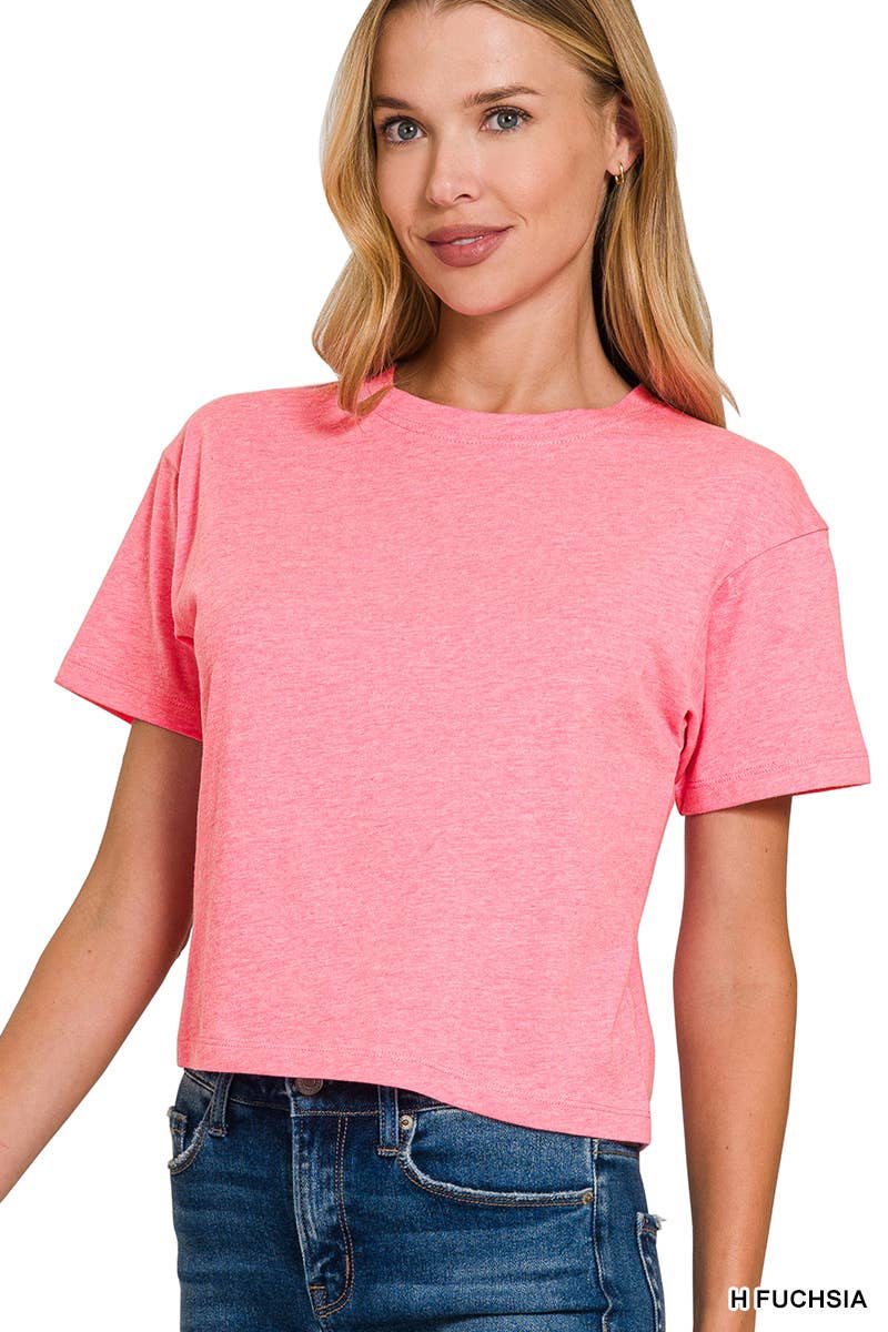 42POPS - Wholesale T-Shirt - Women's - `.100% Cotton Crew Neck Short Sleeve Tee1