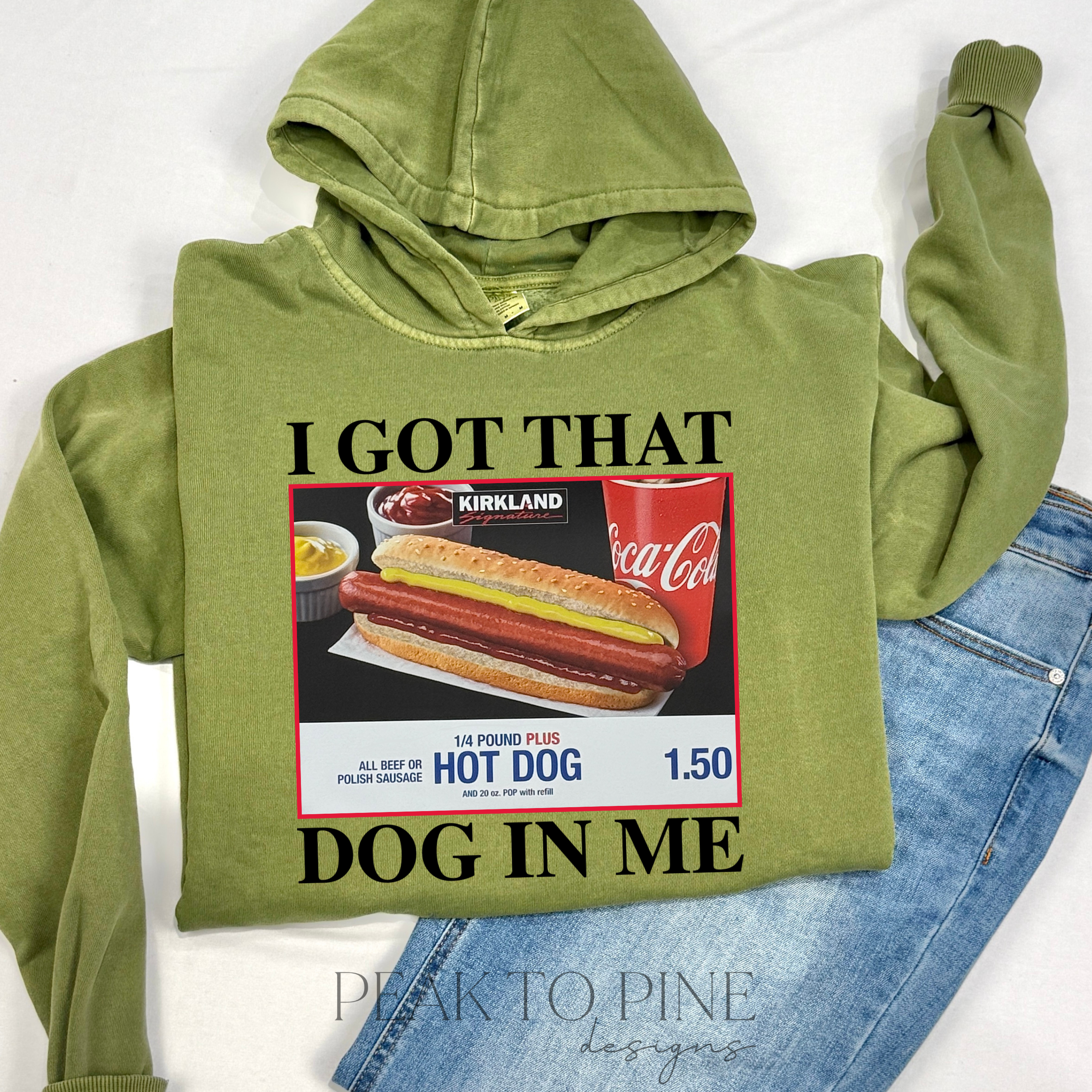 Peak To Pine Designs - Wholesale Hoodie - Women's - Costco Hot Dog (Cola) - Sweatshirt0