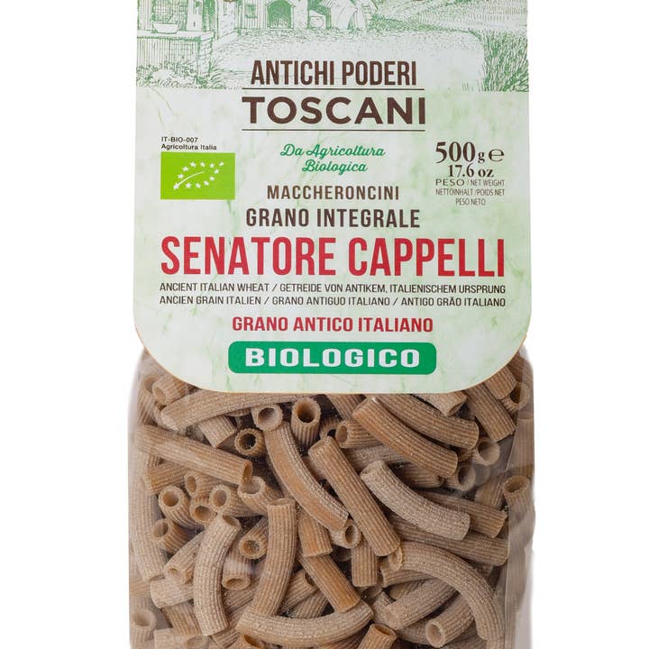 Antico Pastificio Morelli 1860 - Venta al por mayor Pasta - Pasta Maccheroncini integrales «Senatore Cappelli» Bio g.500