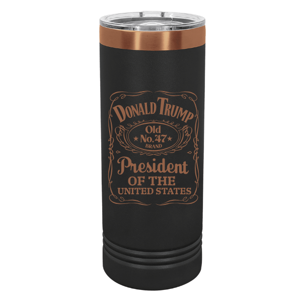 Acential Drinkware – Engroshandel Thermokop – Trump „Old No. 47" præsident for den amerikanske 22oz Skinny Tumbler5