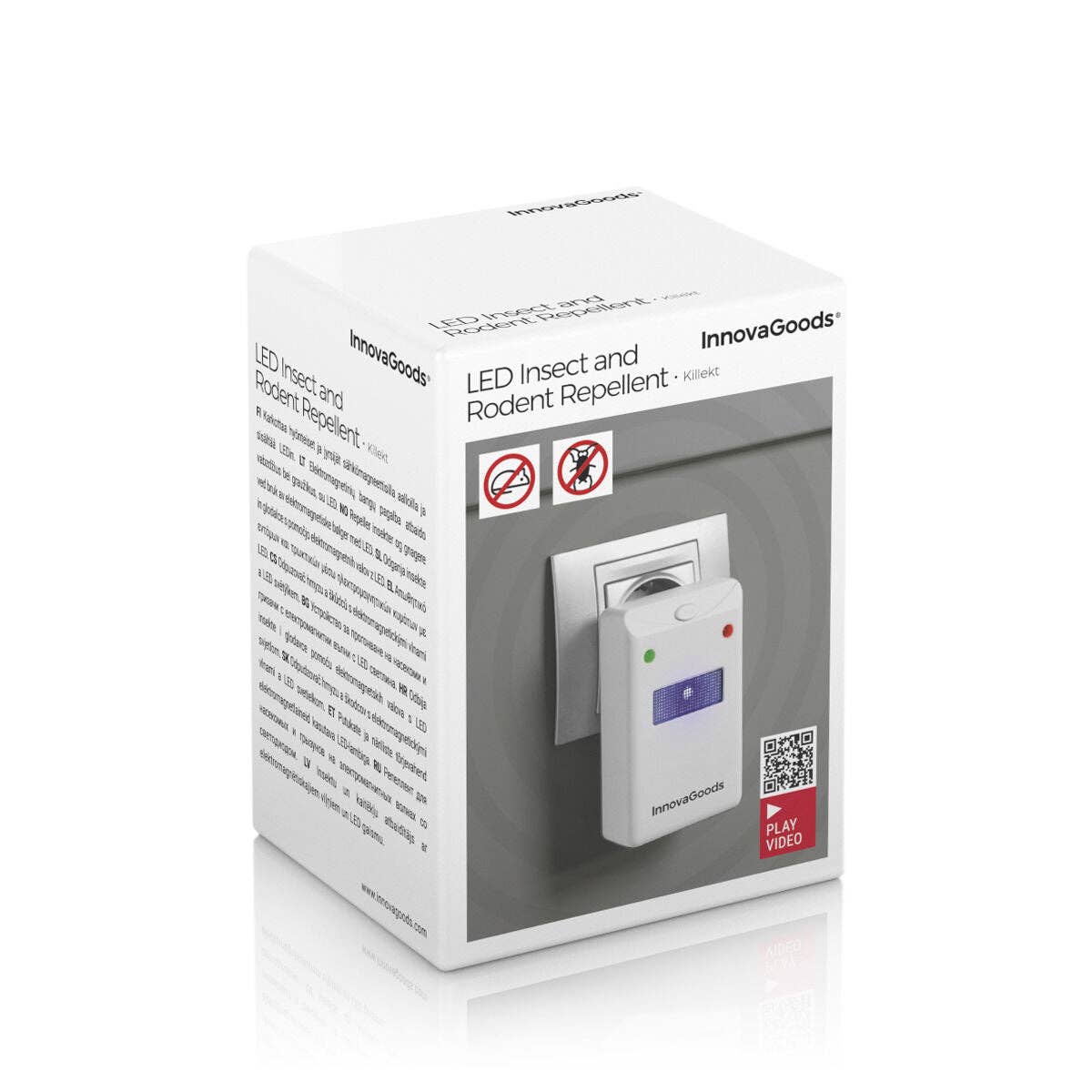 InnovaGoods - Wholesale Insect Repellent - InnovaGoods Killekt Insect and Rodent Repeller with LED7