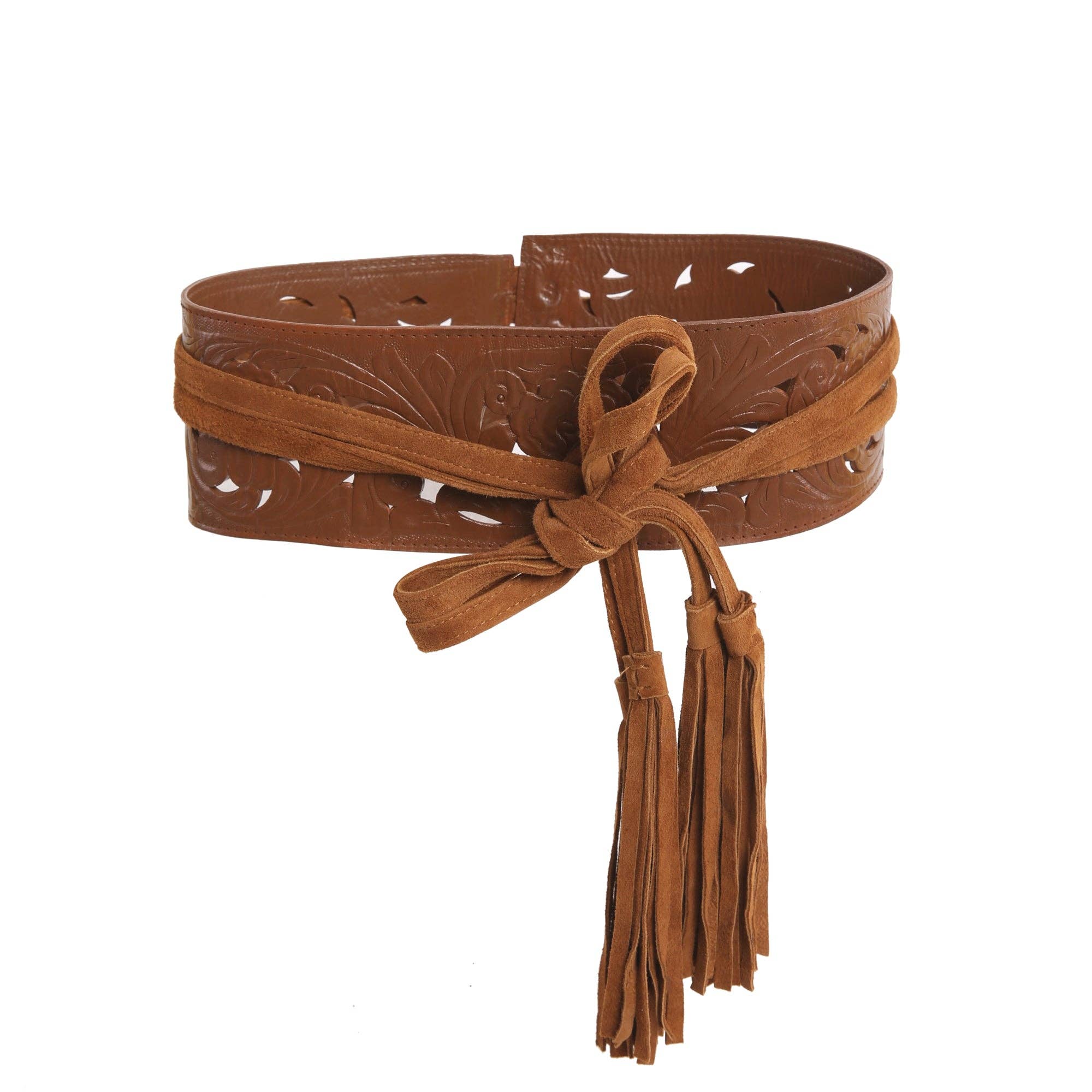 Delilah Belt Dark Tan for wholesale on Faire1