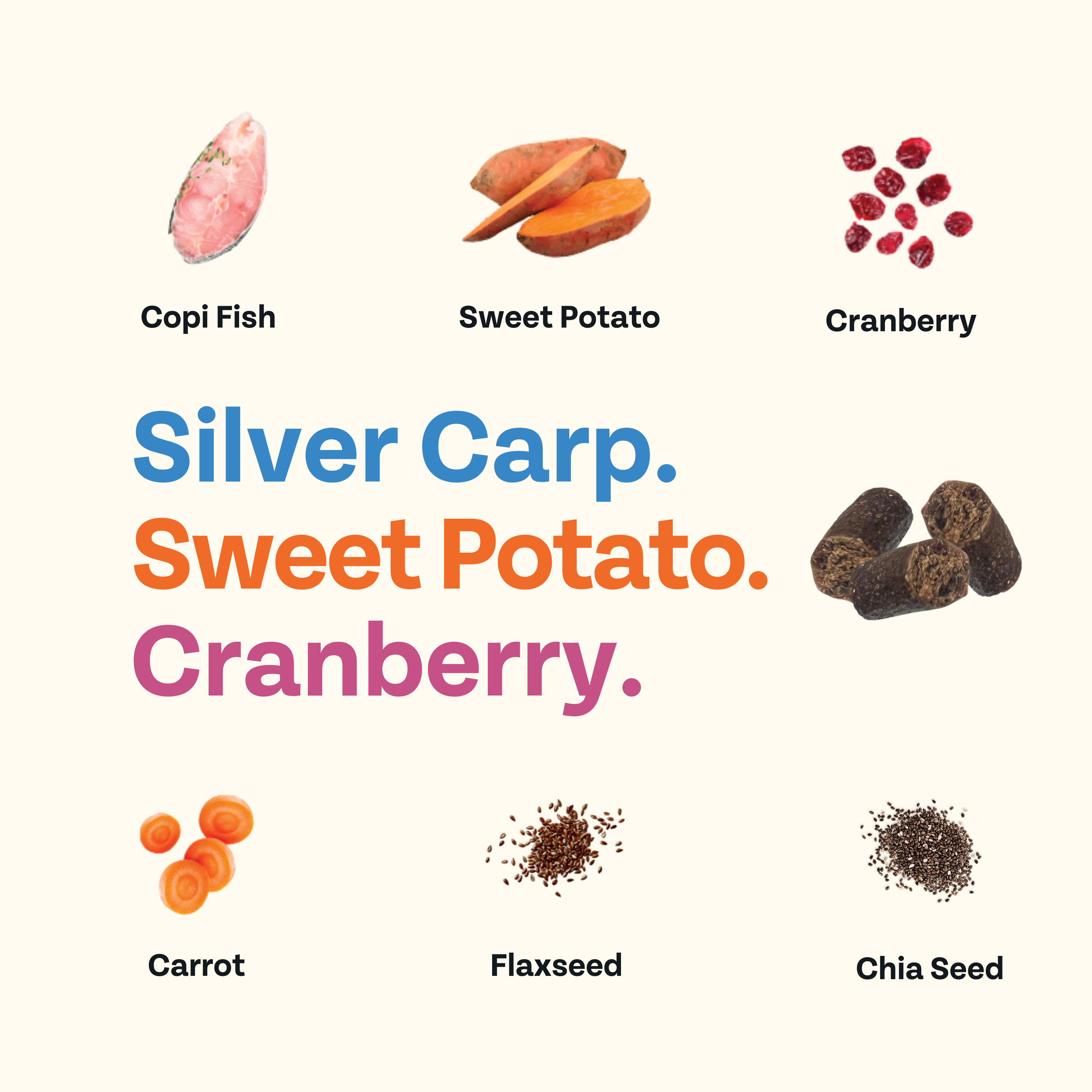 Chippin - Wholesale Pet Treats - Dog - Training Bites Fish Sweet Potato Cranberry Soft Dog Treats6