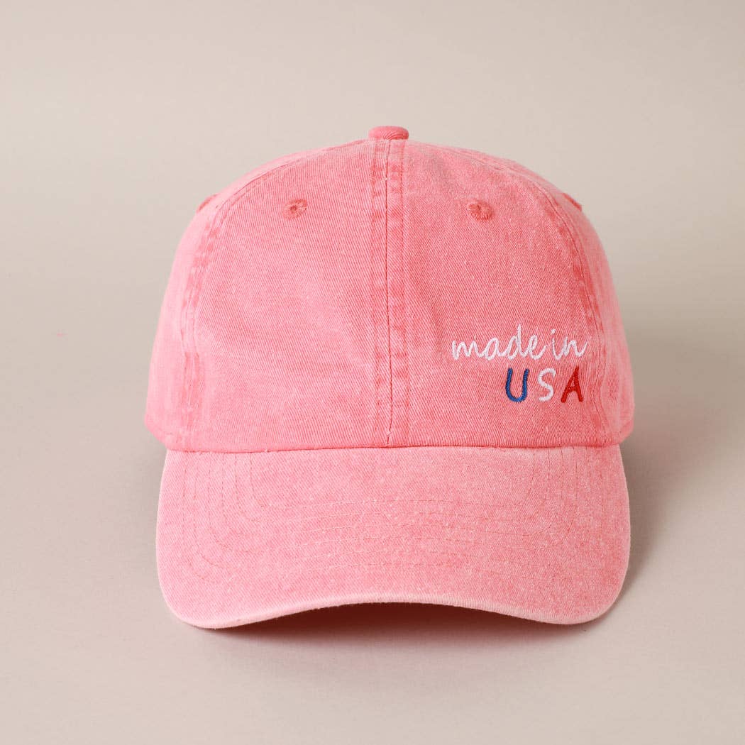 Fashion City – wholesale Baseball cap – Women's – Made in USA Embroidered Cotton Baseball Cap6