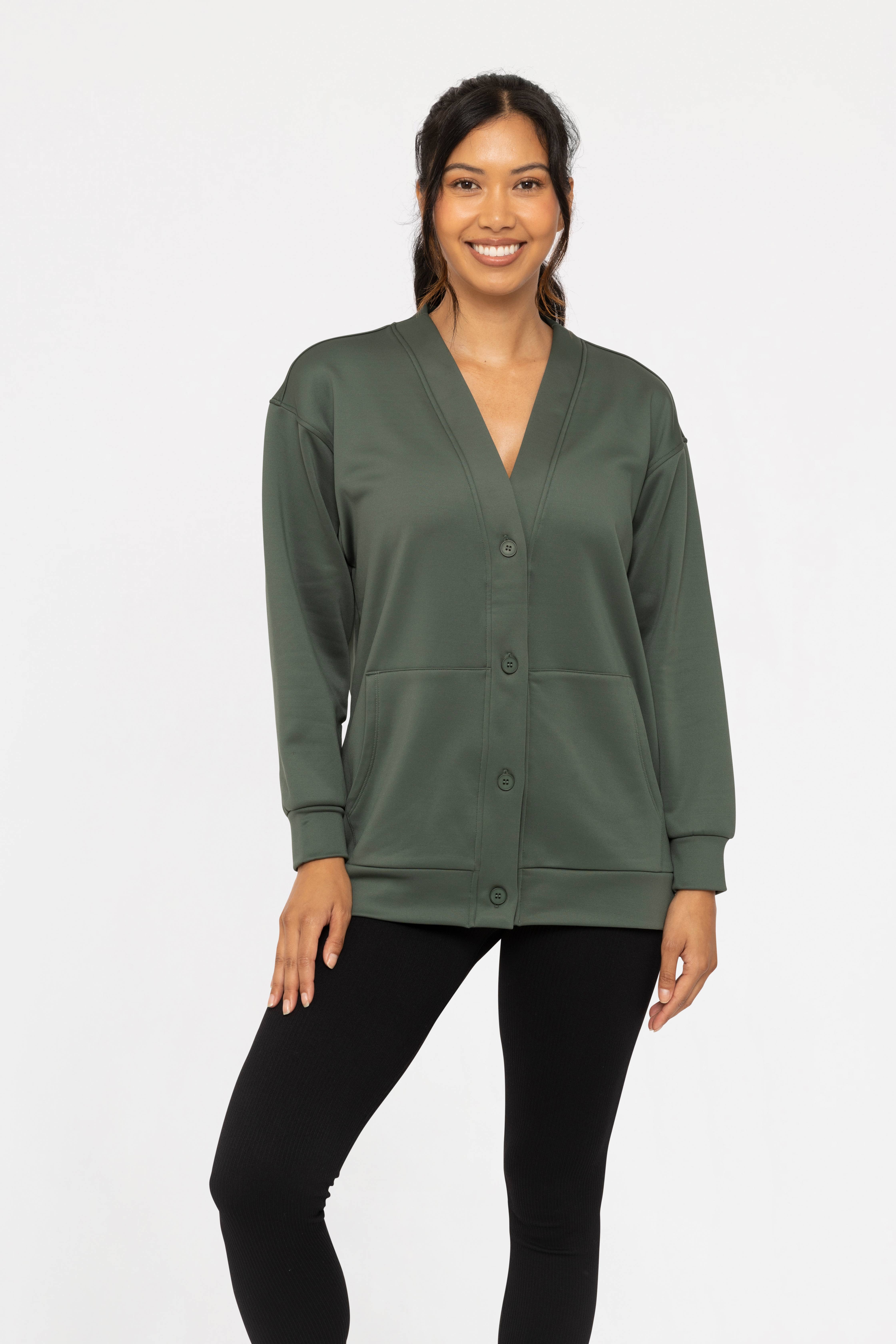 Mono B – wholesale Cardigan – Women’s – Elevated Button Down Cardigan2