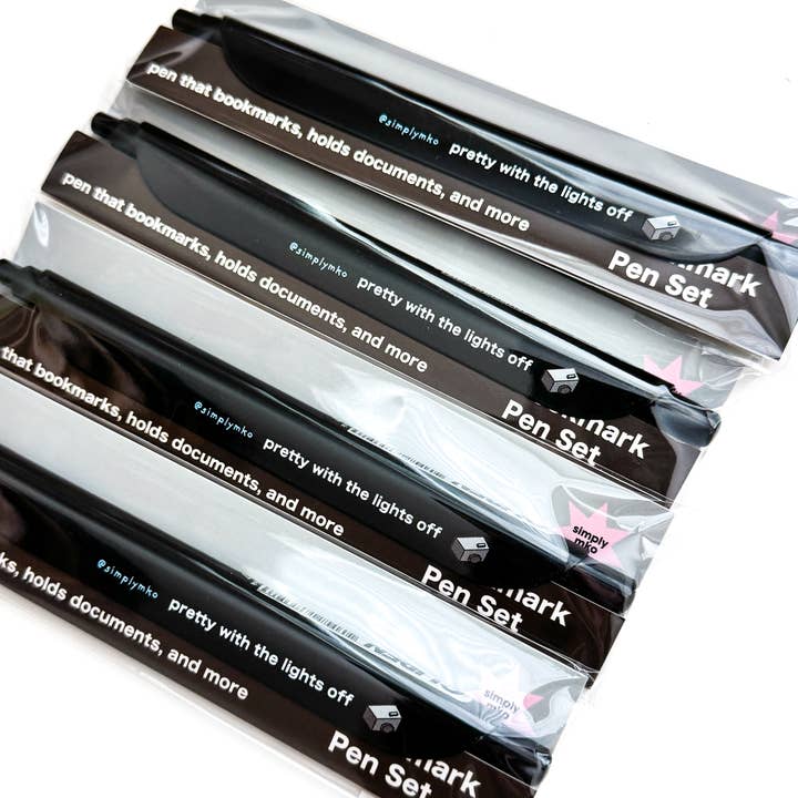 Stylo Marque-page Noir Minuit pour la vente par SimplyMKO