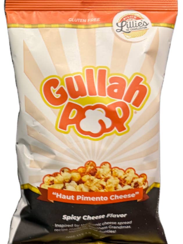 Gullah Pop "Fromage Pimento Épicé" Popcorn, 12-1,5 oz pour la vente par Lillie's of Charleston