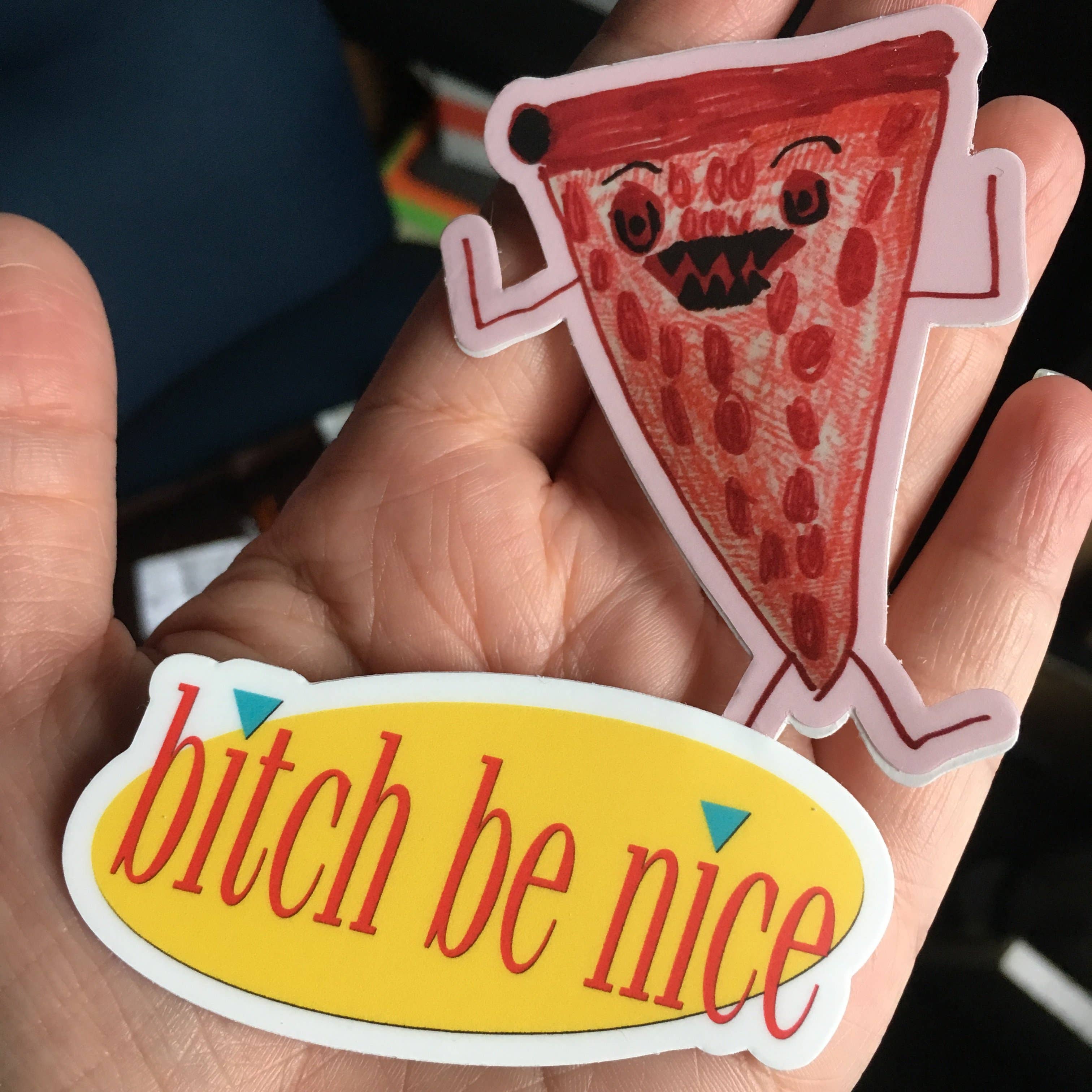 Lil Boat Boutique - Wholesale Sticker - Bitch Be Nice  3" Vinyl Sticker3