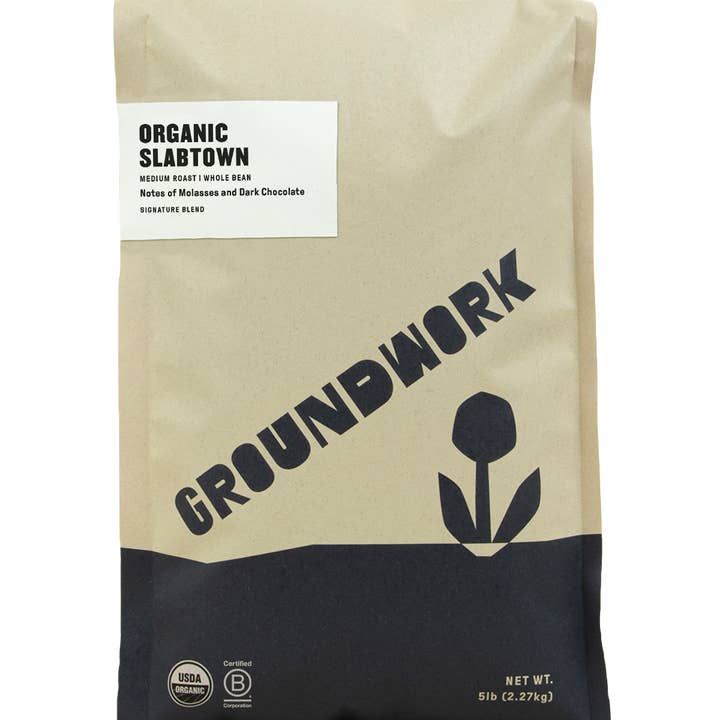 Groundwork Coffee Roasters - Wholesale Coffee Beans - Organic Slabtown Blend - Medium Roast Coffee Beans