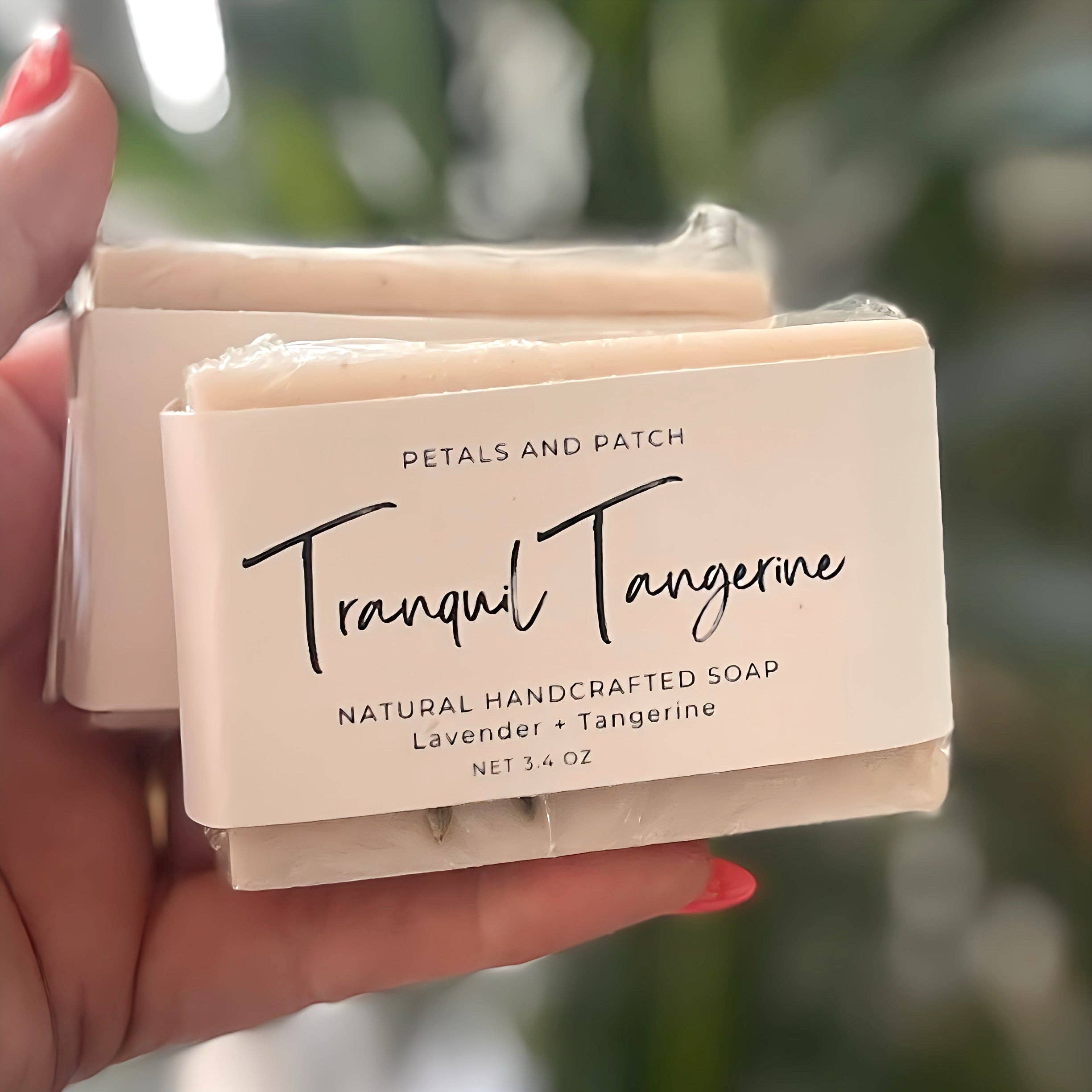 Petals and Patch - Wholesale Bar Soap - Natural Handcrafted Soap: TRANQUIL TANGERINE3