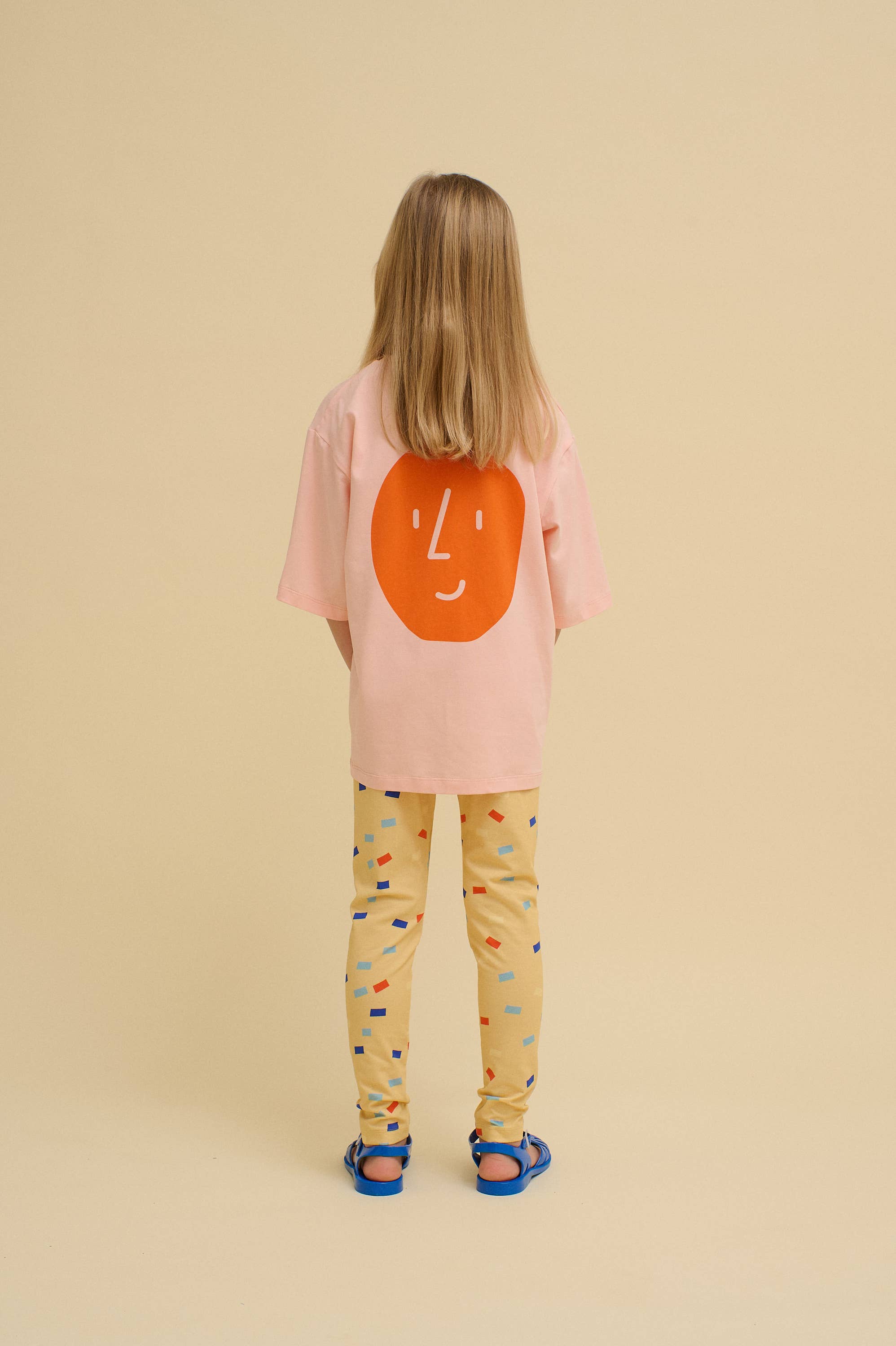 Yellow ORGANIC COTTON CONFETTI LEGGINGS for wholesale on Faire3