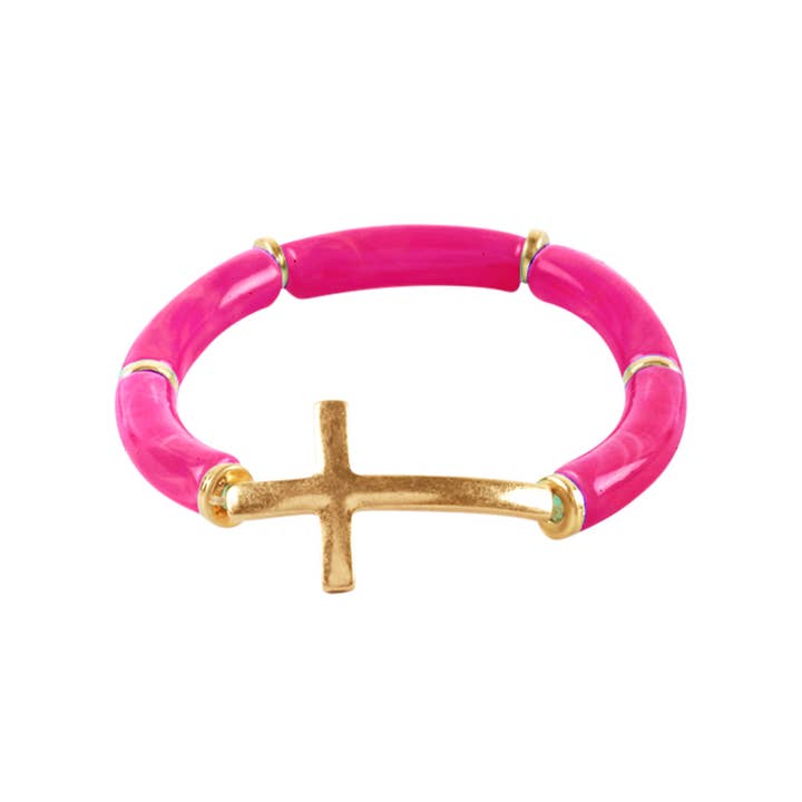 Viv&Lou - Wholesale Bangle Bracelet - Grace Cross Bracelet