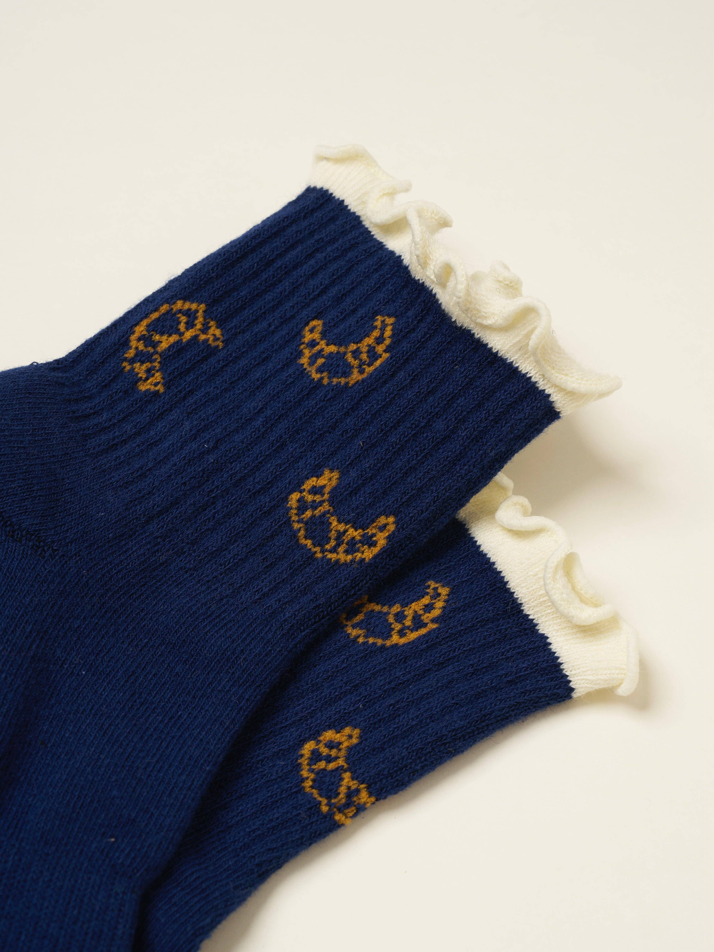 Effortless Club - Wholesale Socks - Women's - 🥐 Croissant Ruffle Grip Sock, Pilates Socks4