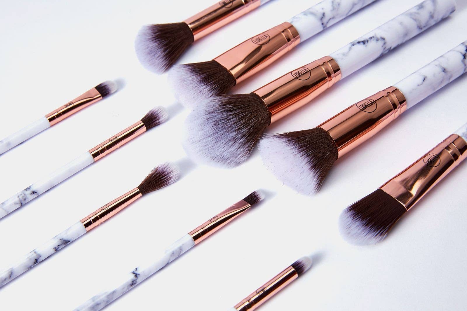 Lurella Cosmetics - Wholesale Make-up brush set - Deluxe Marble Brush Set11