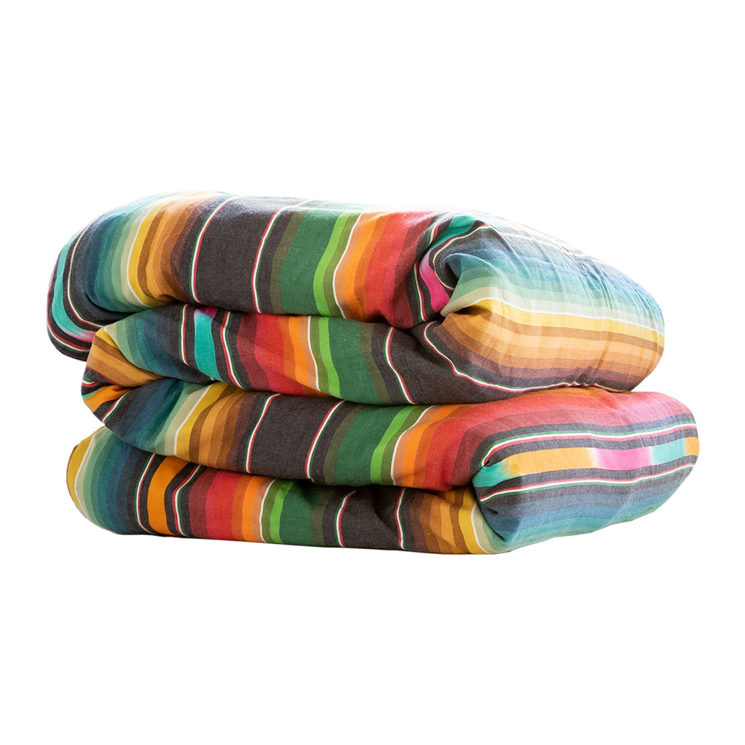 Far West Collective - Wholesale Duvet Cover - El Cosmico Original Ikat Duvet Cover0