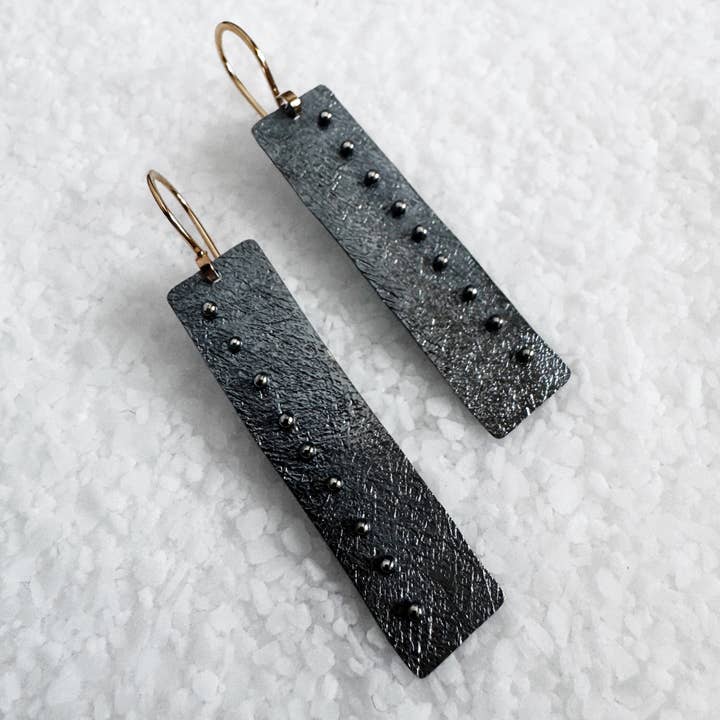 Pinned Rectangle Drop Earrings for wholesale by Shepherd’s Run Jewelry