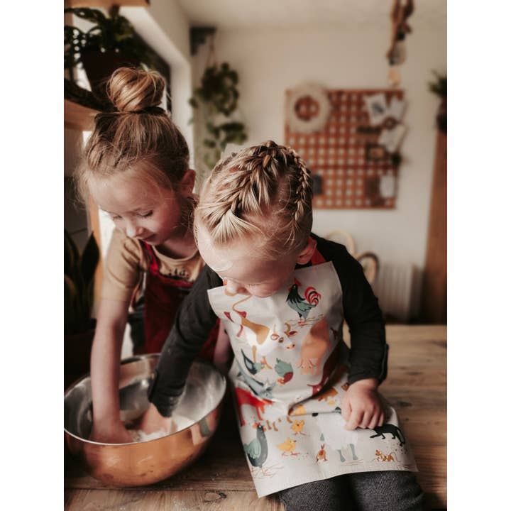 ThreadBear Design (Ship from Canada) - Wholesale Apron - Kids - Fred's Farm Apron3