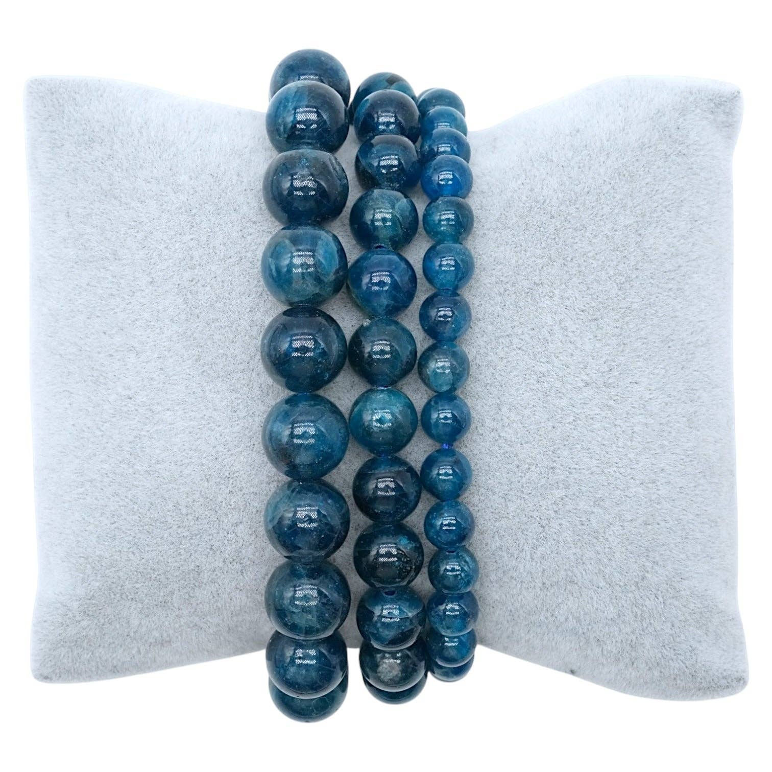 Foliesbijoux - Wholesale Beaded Bracelet - Blue Apatite Bracelet AA0