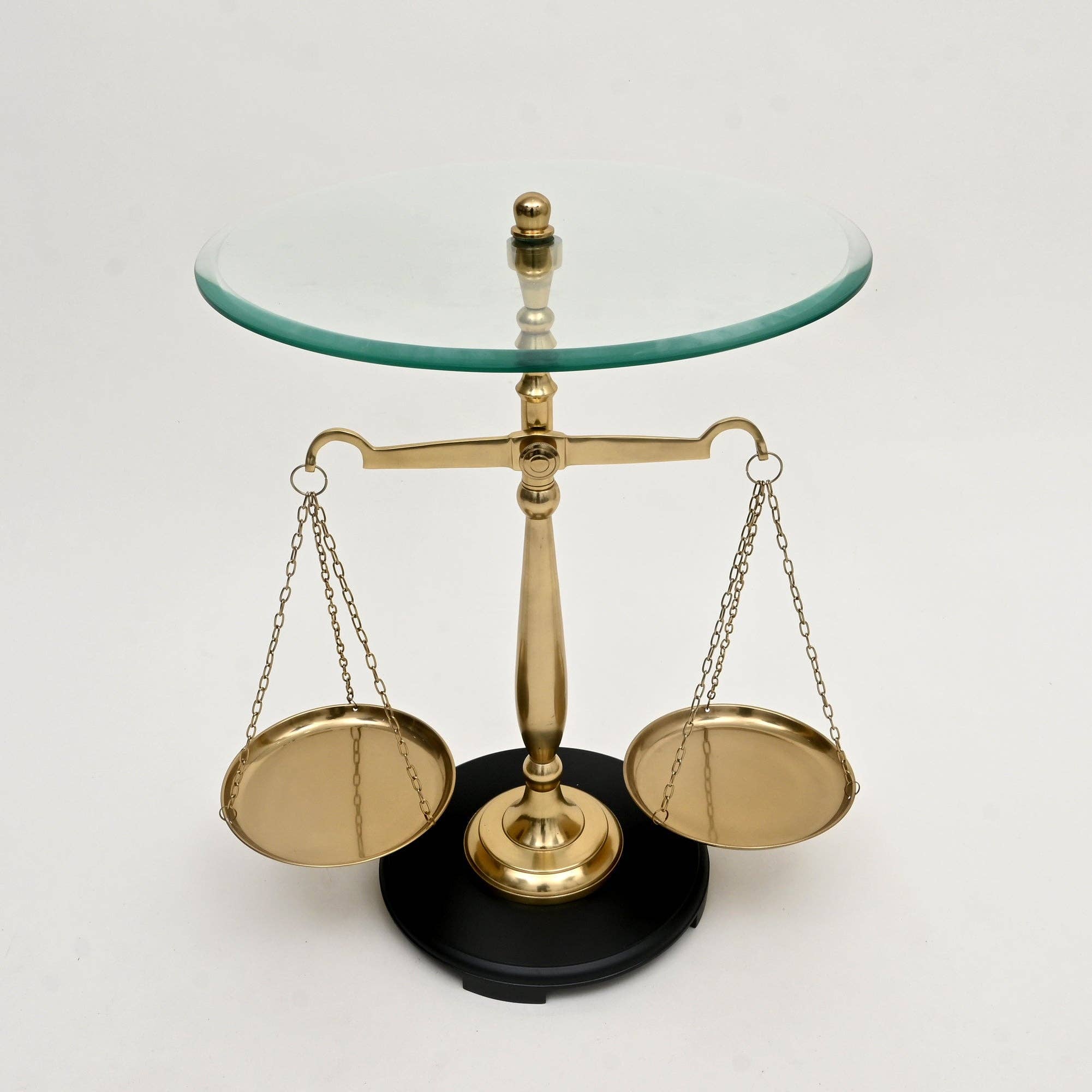 TrenDec - Wholesale Side Table - Accent Table |  Balance Libra Decorative Table | 16X16X24"1