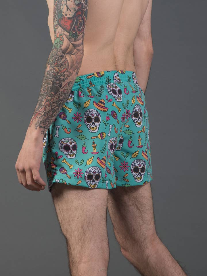 Short de Baño Fishikii Mexican Drawing | SHORT-H.09 para venta al por mayor de Fishikii